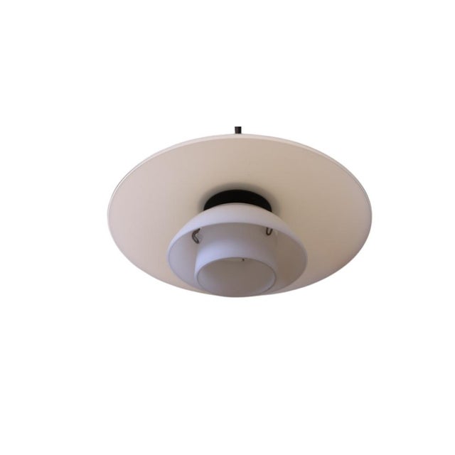 1990s PH 2/1 Pendant in Opal Glass Poul Henningsen for Louis Poulsen, 1960s For Sale - Image 5 of 14