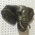 Mid-Century Modern Mid-Century Modern Pair of Bronze Elephant Heads For Sale - Image 3 of 9