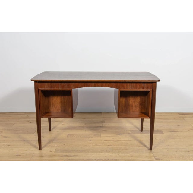 Mid-Century Modern Danish Freestanding Teak Desk, 1960s For Sale - Image 6 of 18