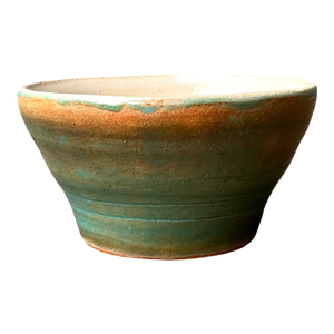 Vintage Studio Pottery Green Bowl