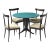 Ico Parisi Attributed Game Table and Chairs 1950's Modern For Sale