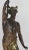 Late 19th Century Hermès Statue Lamp With Greek Key Glass Shade For Sale - Image 4 of 10
