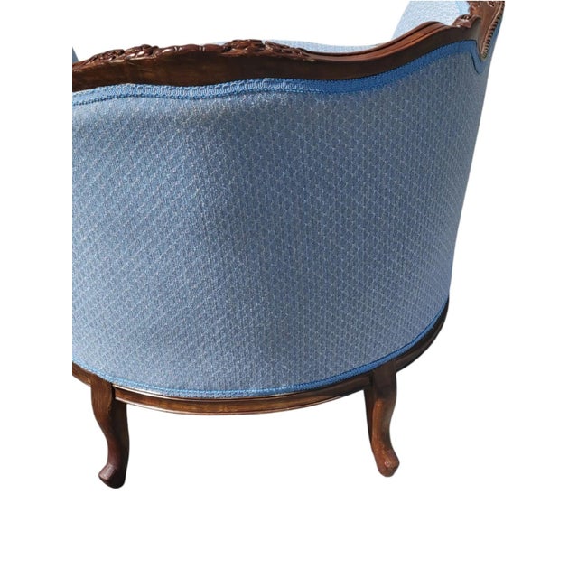 1930 Italian Club Living Room Chair Beachwood For Sale - Image 15 of 18