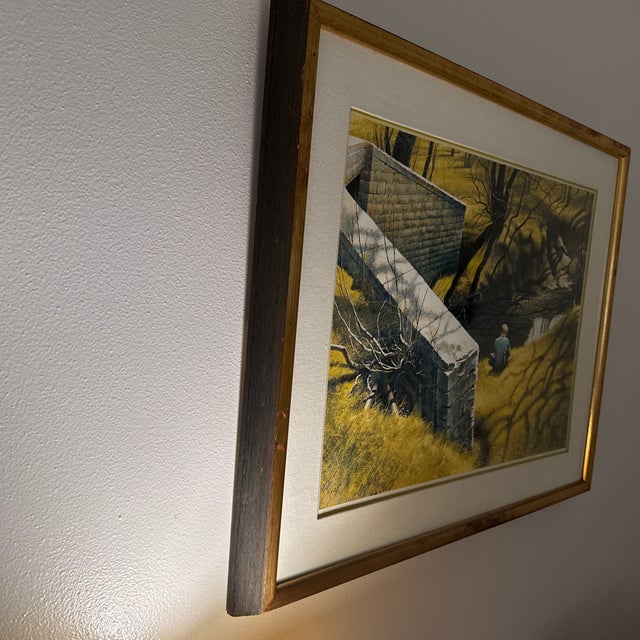 Vintage Robert W. Addison "Hideaway" Signed Artist Proof Serigraph For Sale In Milwaukee - Image 6 of 9