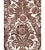 Sample - The House of Scalamandre Luciana Damask Print Wallcovering, Espresso For Sale