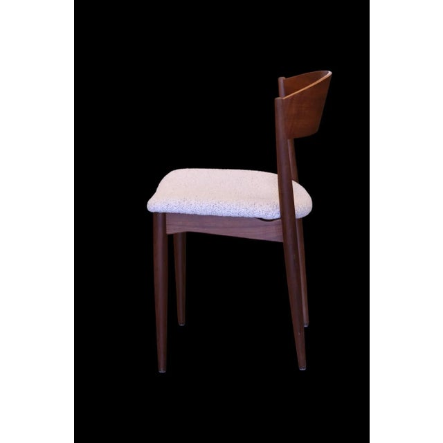 A set of four chairs in model 206 designed by Theodor Harlev for Farstrup Møbelfabrik in Denmark. The chair is in a model...