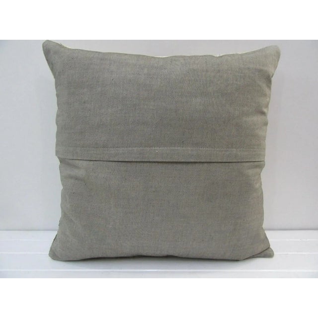 Turkish Handmade Patchwork Turkish Kilim Pillow Cover For Sale - Image 3 of 4