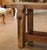 19th Century French Oak Carpenter’s Press Console Table With Bottom Shelf For Sale - Image 4 of 13