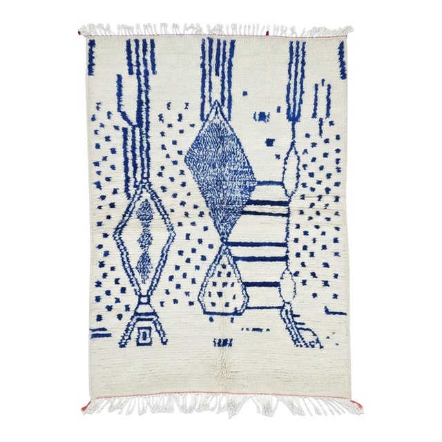 Moroccan Berber Rug - 6.2 X 4.2 Ft For Sale