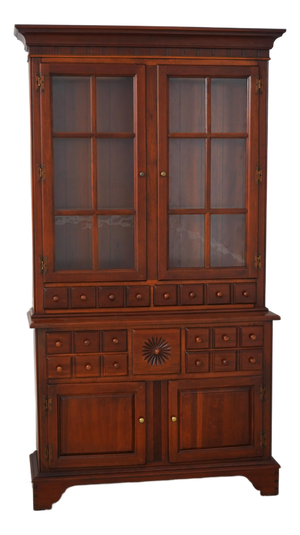 Lexington Country Cherry China Cabinet Hutch