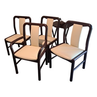 Authentic Danish Modern Boltinge Dining Chairs – Set of 4 (1 Captain & 3 Side) – Made in Denmark – Restored For Sale
