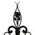 Metal Antique 99" Black Painted Metal Wishing Well With Cast Iron Planter C1920 For Sale - Image 7 of 9