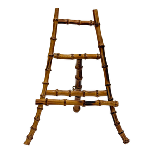 Vintage Large Faux Bamboo Table Easel
