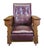 Antique Edwardian Mission / Arts & Crafts Morris Slumber chair by Streit Mfg Co, circa 1908. Made of quartersawn oak...