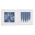 Shibori Indigo Prints III & IV Matted in White Frame - 25" x 25", Set of 2 For Sale - Image 4 of 4