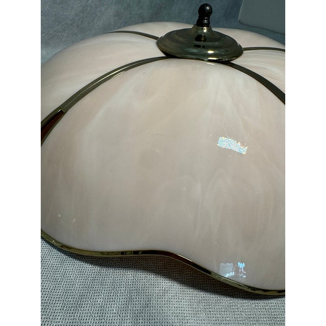 Gold Flower Ceiling Lamp from Honsel, Germany, 1970s For Sale - Image 8 of 10