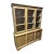 James Mont Oak Chinoiserie China Cabinet For Sale