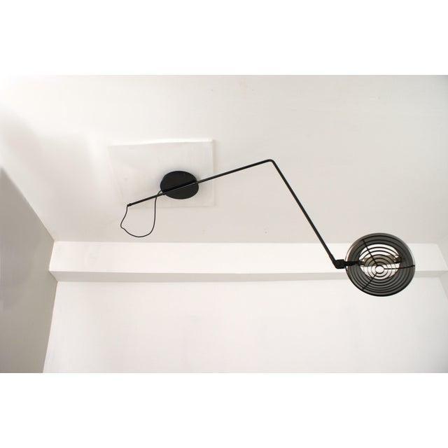 Ceiling lamp of Italian production from the 80s. Designed by Tommaso Cimini and produced by Lumina. Body in lacquered...