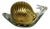 Brass & Glass Snail Figurine Sculpture Decorative Art Collectible For Sale