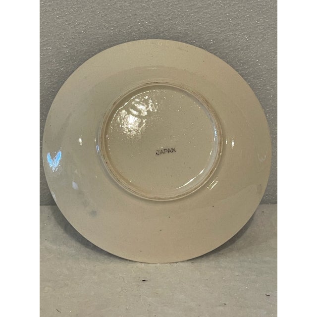 Antique Blue Willow Plate For Sale - Image 4 of 8