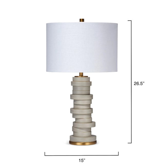 Modern Lifestyle by JY Alignment Table Lamp For Sale - Image 3 of 4