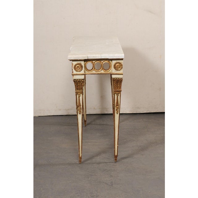 Bronze Mid 20th Century Neoclassical Style Console, Italy For Sale - Image 8 of 11