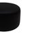 Early 21st Century Vintage Circular Pouf in Black Braided Lambskin by LA Design, 2010s For Sale - Image 5 of 10