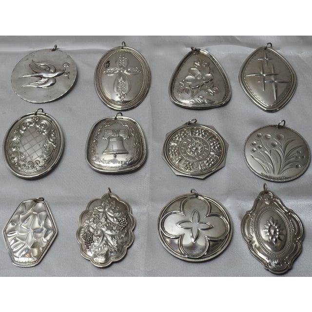 Victorian Towle Sterling Silver 12 Days of Christmas Ornaments For Sale - Image 3 of 6