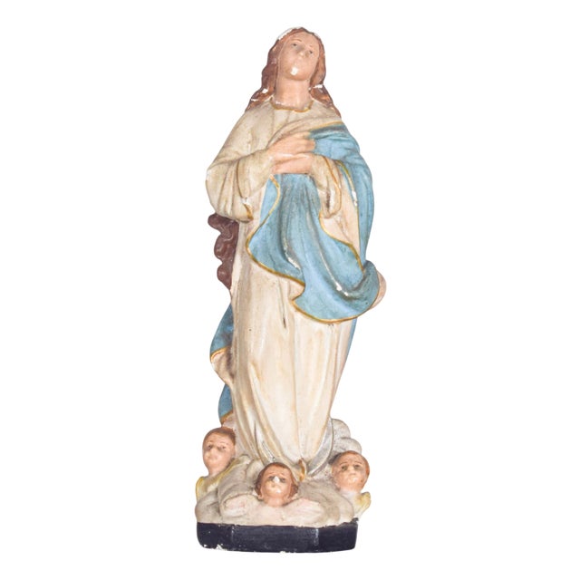 Sculpture of Our Lady of the Immaculate Conception, 1890s For Sale