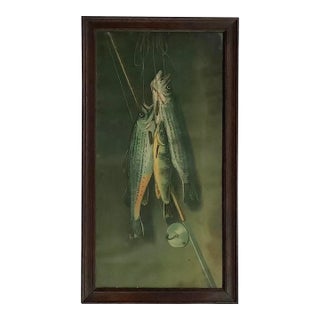 Circa 1930s Catch of the Day Lithograph For Sale
