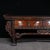 1980s Chinese Rosewood Table With Mother-of-Pearl Inlay and Two Drawers For Sale - Image 4 of 10