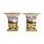 A rare matched pair of large herend porcelain empire vases in the vit sailing boat pattern, hand-painted in hungary circa...