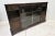 English Carved Dark Oak Bookcase With Sliding Glass Doors For Sale - Image 13 of 13