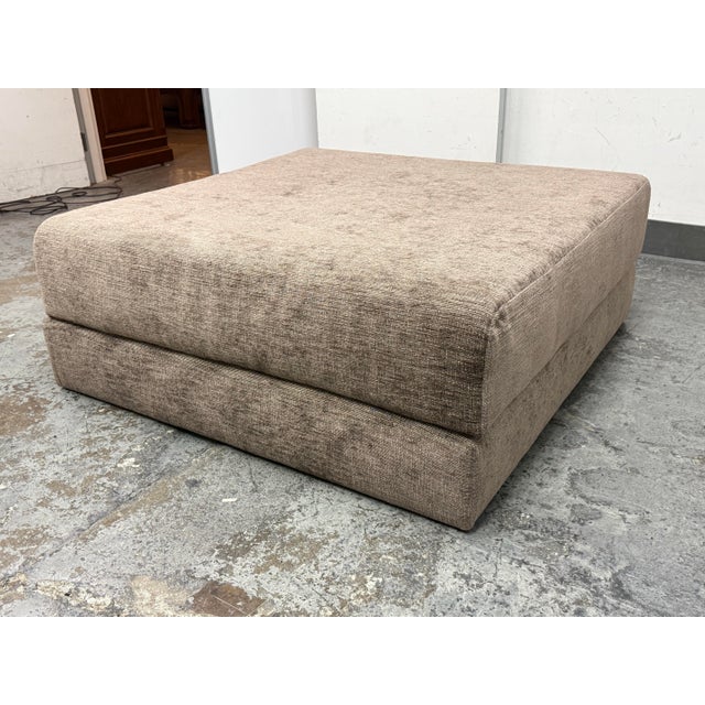 Gina Bershneider Custom Design Ottoman For Sale - Image 4 of 12