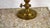 Antique Brass and Glass Torch Wall Lamp from Unbekannt, 1920s For Sale - Image 9 of 10