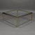 Gold Italian Chrome and Gold Coffee Table, 1970s For Sale - Image 8 of 9