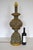 Verdigris Large Vintage Neoclassical Tuscan Verdigris and Gold Patina Plaster Table Lamp For Sale - Image 8 of 8