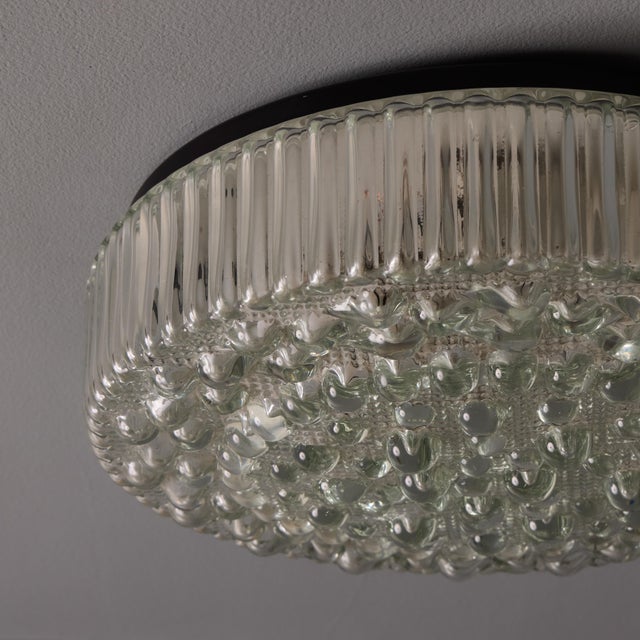 1960s 1960s Helena Tynell Bubble Glass Flush Mount for Limburg For Sale - Image 5 of 18