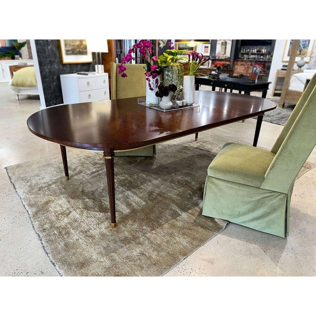 Brown French Walnut Dining Table For Sale - Image 8 of 11