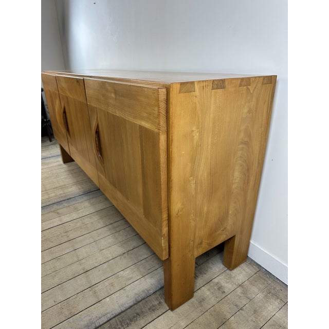 Sideboard in Oiled Elm from Maison Regain, 1970s For Sale - Image 9 of 13