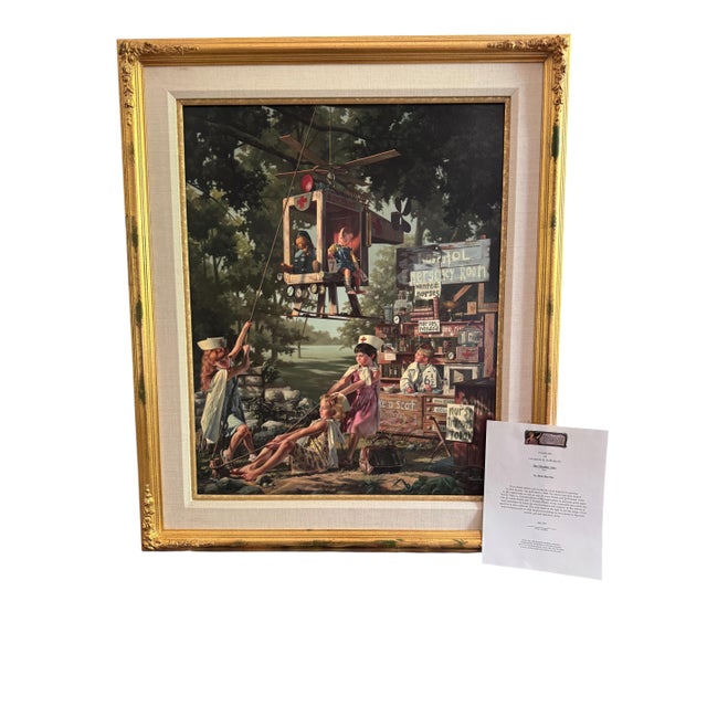 Discover a rare, premium-tier offering from acclaimed American nostalgic realist Bob Byerley (1941–2019). Titled "The...