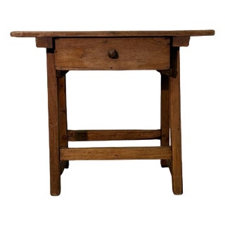 19th Century Walnut Goat-Shaped Table with Drawer For Sale