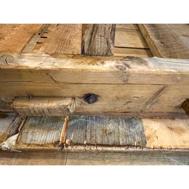 Antique Wheelbarrow Coffee Table For Sale In Boston - Image 6 of 10