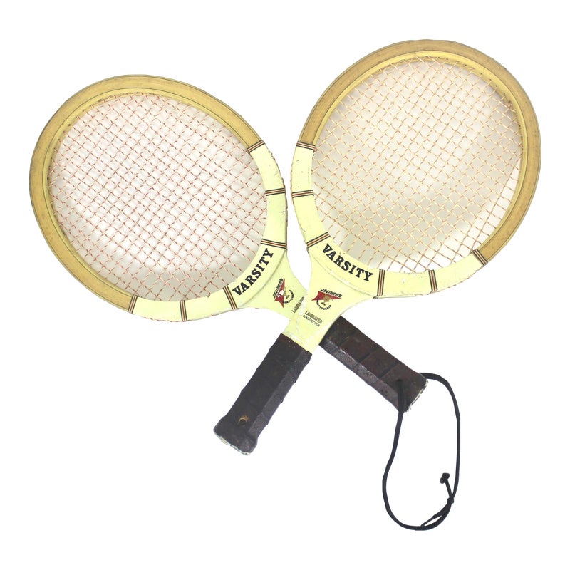 Vintage Wood Racketball Rackets- Set Of 2