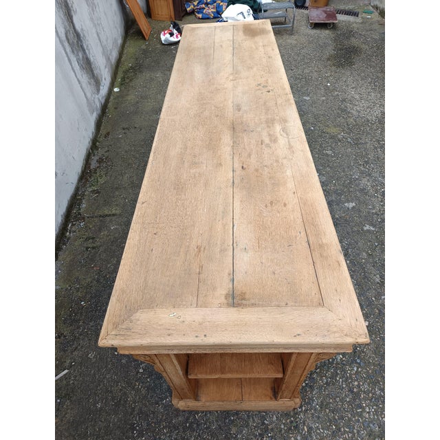 Antique Worktable in Oak For Sale - Image 10 of 18