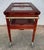 Brown 1950s Wood & Brass Display Bar Cart For Sale - Image 8 of 10