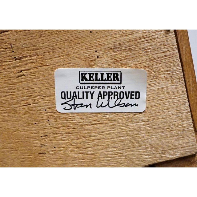 Keller Furniture Solid Cherry Traditional Style 56" Buffet W. Lighted Display China Cabinet For Sale - Image 15 of 15