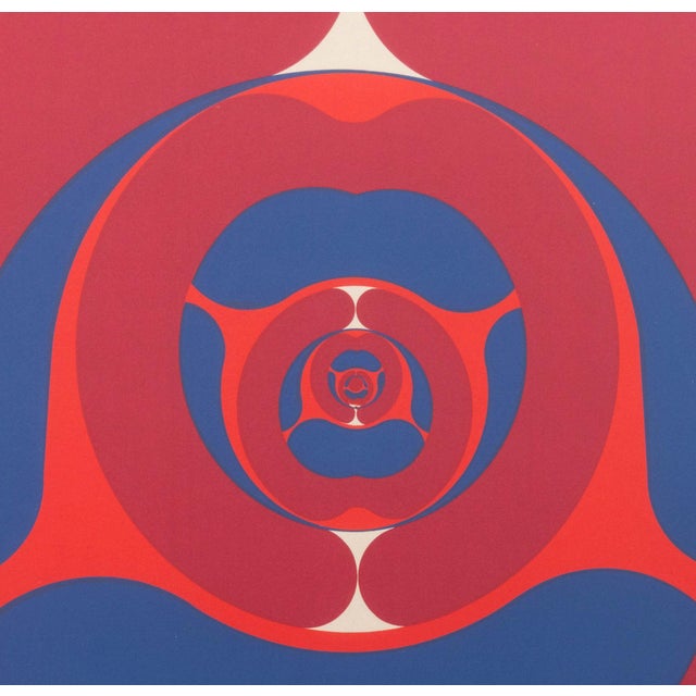 Contemporary Ronald Abram Infinitesimale Constantes, Silkscreen in Colors, 1970 For Sale - Image 3 of 7