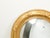 Pair of English Giltwood 1940s Round Convex Mirrors with Carved Oak Leaves For Sale - Image 11 of 11