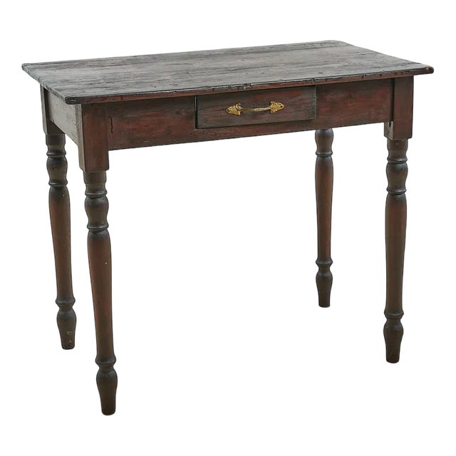 Vintage Desk with Drawer For Sale